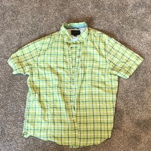 Green Button down